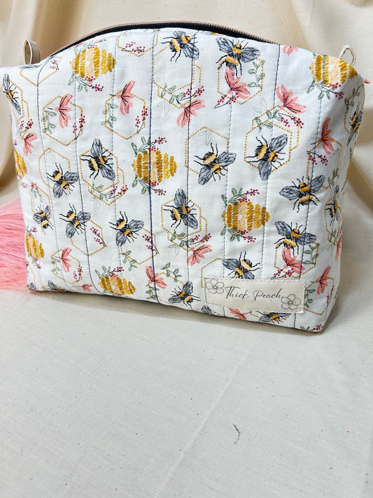 Queen Bee Makeup Bag