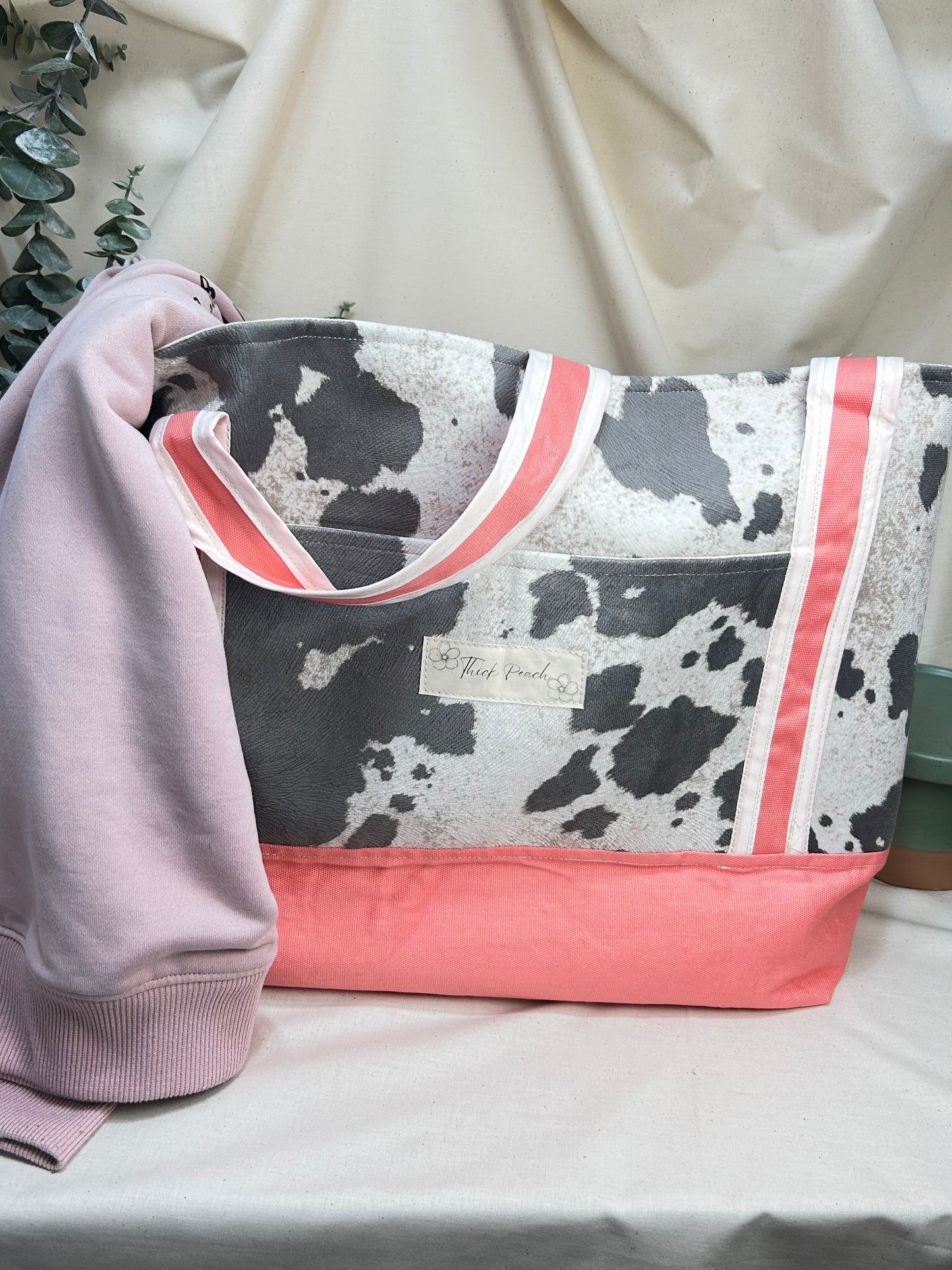 Granny Cow Girl Tote / Large Analog bag
