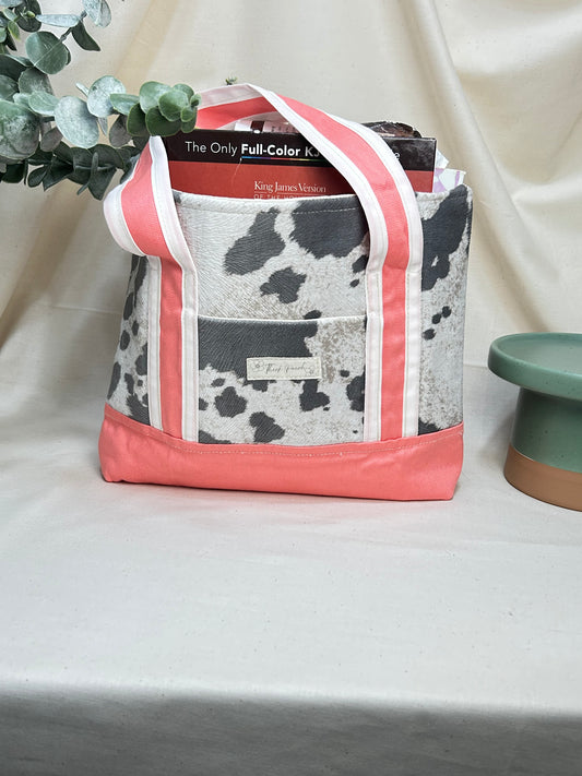 Baby Cow Girl Tote / Mini Analog Bag