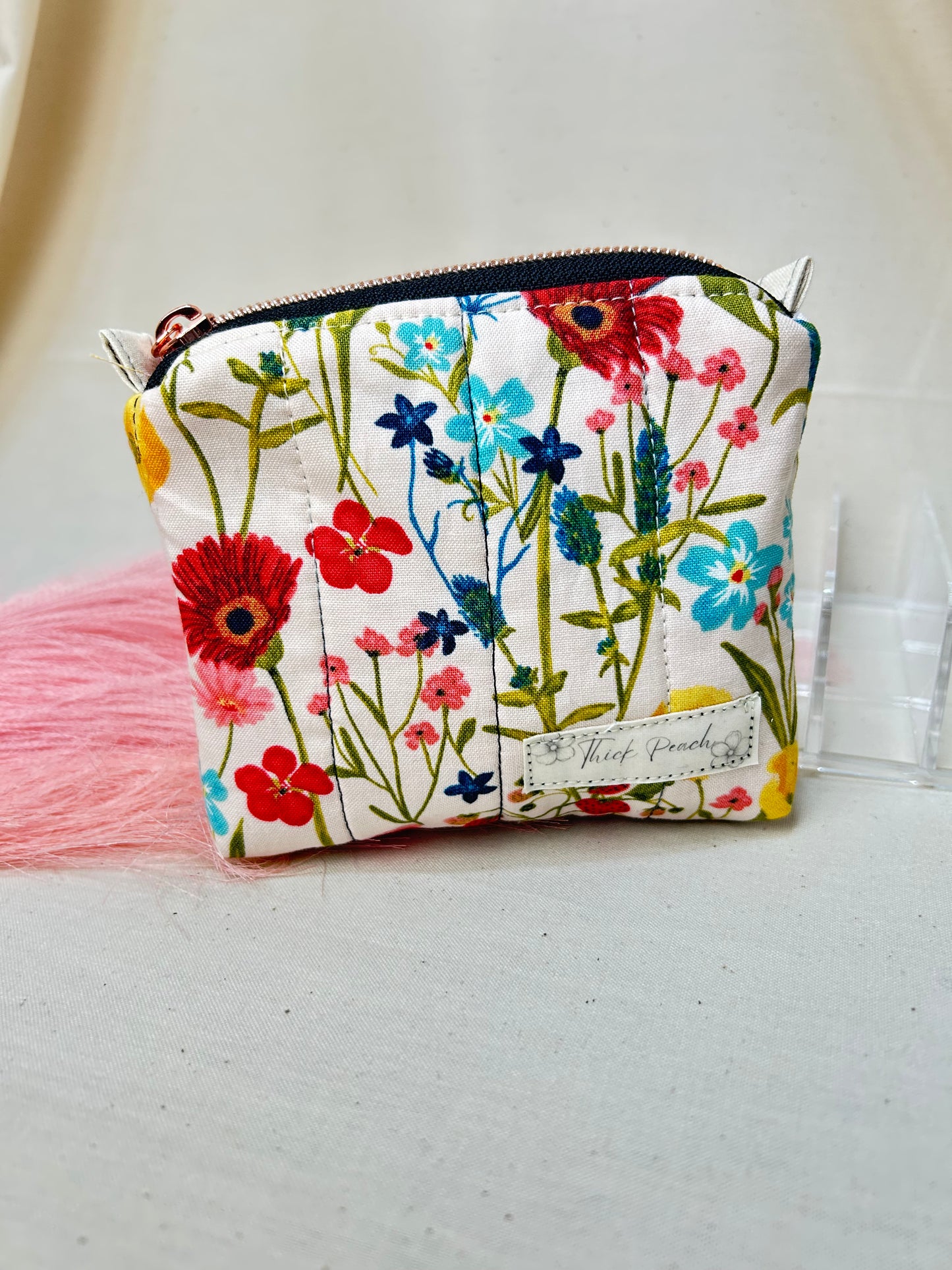 Spring Flowers Keychain Wallet