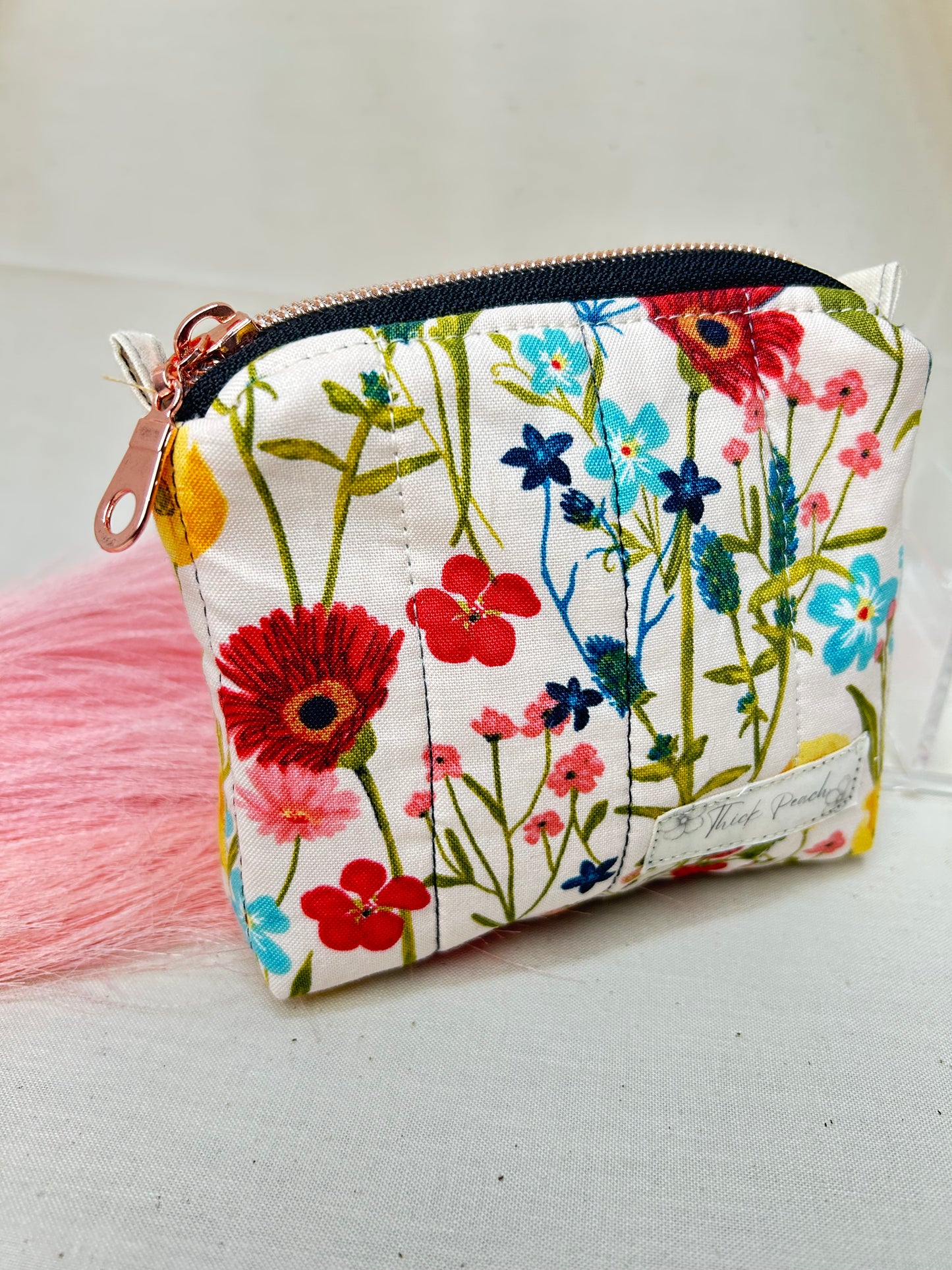 Spring Flowers Keychain Wallet