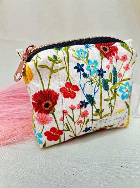 Spring Flowers Keychain Wallet