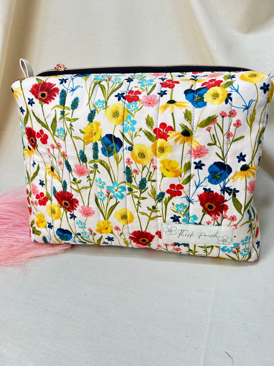 Spring Flowers Makeup Bag