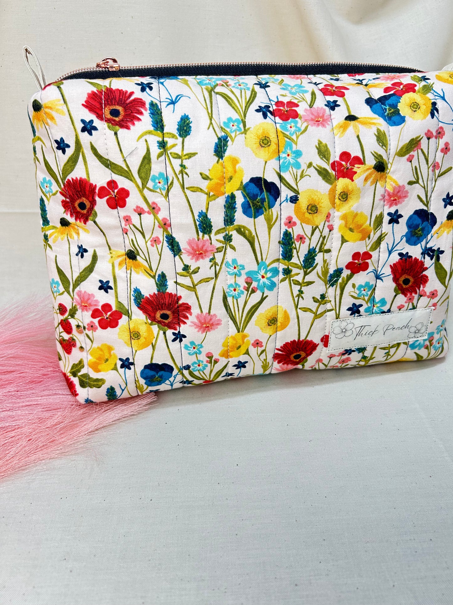 Spring Flowers Makeup Bag